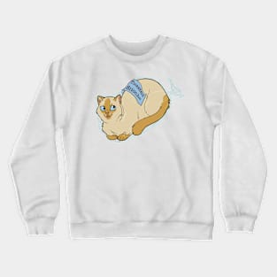 Catloaf: Toasted Brioche (Flame point Siamese) Crewneck Sweatshirt